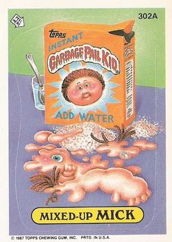 1987 Topps Garbage Pail Kids Series 8 #302a Mixed-Up Mick Front