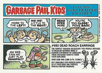 1987 Topps Garbage Pail Kids Series 8 #304b Soapy Opie Back
