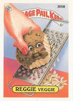 1987 Topps Garbage Pail Kids Series 8 #305b Reggie Veggie Front