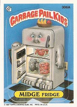 1987 Topps Garbage Pail Kids Series 8 #306a Midge Fridge Front