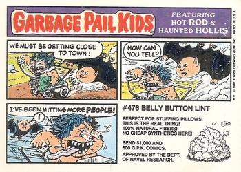 1987 Topps Garbage Pail Kids Series 8 #311a Stu Spew Back