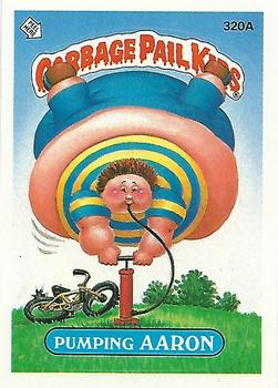 1987 Topps Garbage Pail Kids Series 8 #320a Pumping Aaron Front