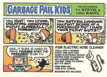 1987 Topps Garbage Pail Kids Series 8 #321b Squoze Rose Back