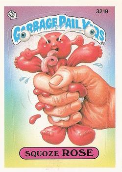 1987 Topps Garbage Pail Kids Series 8 #321b Squoze Rose Front