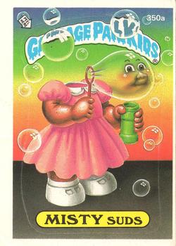 1987 Topps Garbage Pail Kids Series 9 #350a Misty Suds Front