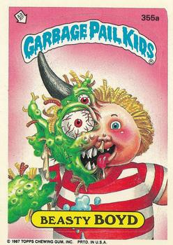 1987 Topps Garbage Pail Kids Series 9 #355a Beasty Boyd Front
