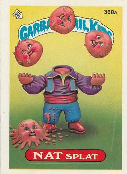 1987 Topps Garbage Pail Kids Series 9 #368a Nat Splat Front