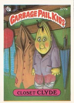 1987 Topps Garbage Pail Kids Series 9 #377a Closet Clyde Front