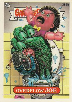 1987 Topps Garbage Pail Kids Series 10 #389b Overflow Joe Front