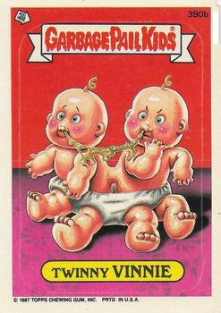 1987 Topps Garbage Pail Kids Series 10 #390b Twinny Vinnie Front