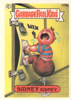 1987 Topps Garbage Pail Kids Series 10 #379b Sidney Kidney Front