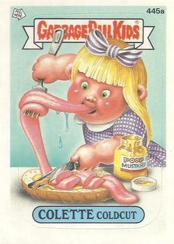 1987 Topps Garbage Pail Kids Series 11 #445a Colette Coldcut Front