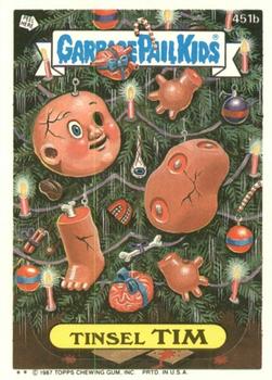 1987 Topps Garbage Pail Kids Series 11 #451b Tinsel Tim Front