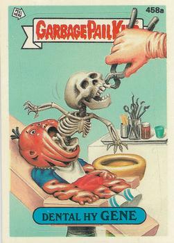 1987 Topps Garbage Pail Kids Series 11 #458a Dental Hy Gene Front