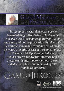 2015 Rittenhouse Game of Thrones Season 4 #49 Grand Maester Pycelle Back