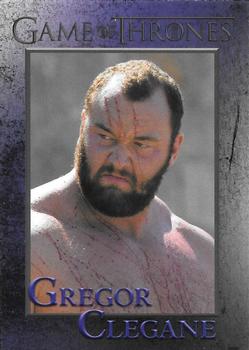 2015 Rittenhouse Game of Thrones Season 4 #96 Gregor Clegane Front