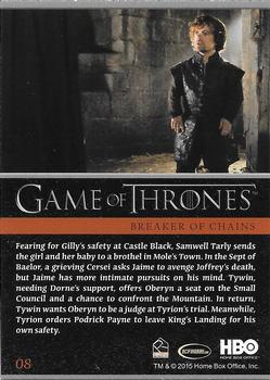 2015 Rittenhouse Game of Thrones Season 4 - Foil #08 Breaker of Chains Back