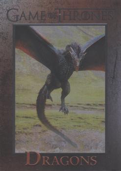 2015 Rittenhouse Game of Thrones Season 4 - Foil #58 Dragons Front
