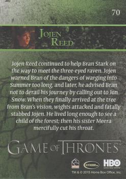 2015 Rittenhouse Game of Thrones Season 4 - Foil #70 Jojen Reed Back