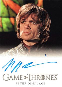 2015 Rittenhouse Game of Thrones Season 4 - Autographs Full Bleed #NNO Peter Dinklage Front