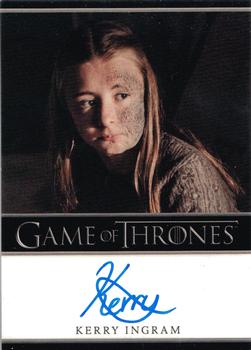 2015 Rittenhouse Game of Thrones Season 4 - Autographs Bordered #NNO Kerry Ingram Front