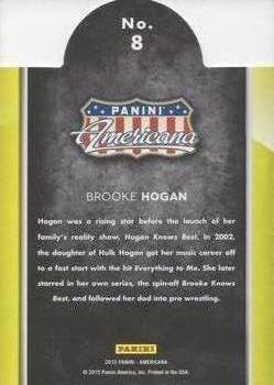2015 Panini Americana - On the Tube Modern #8 Brooke Hogan Back