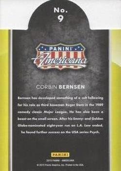 2015 Panini Americana - On the Tube Modern #9 Corbin Bernsen Back
