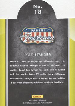 2015 Panini Americana - On the Tube Modern #18 Patti Stanger Back