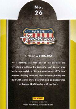 2015 Panini Americana - On the Tube Modern #26 Chris Jericho Back