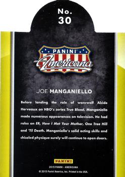 2015 Panini Americana - On the Tube Modern #30 Joe Manganiello Back