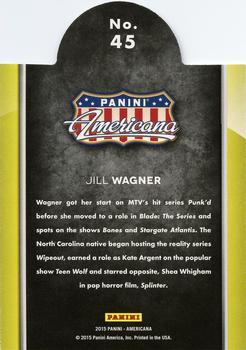 2015 Panini Americana - On the Tube Modern #45 Jill Wagner Back