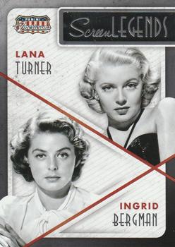 2015 Panini Americana - Screen Legends Co-stars #12 Ingrid Bergman / Lana Turner Front