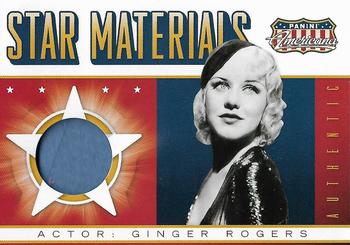 2015 Panini Americana - Star Materials #SM-GRO Ginger Rogers Front