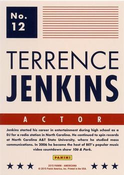 2015 Panini Americana - Red #12 Terrence Jenkins Back