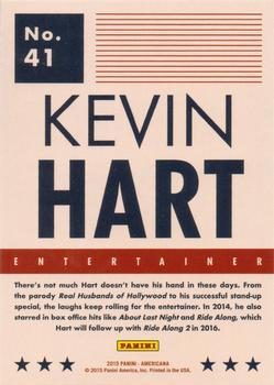 2015 Panini Americana - Red #41 Kevin Hart Back