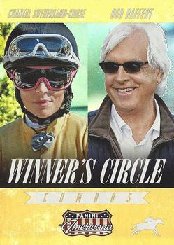 2015 Panini Americana - Winner's Circle Combos Gold #4 Bob Baffert / Chantal Sutherland-Kruse Front