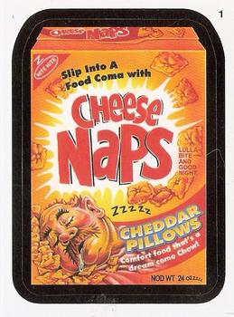 2015 Topps Wacky Packages #1 Cheese Naps Front