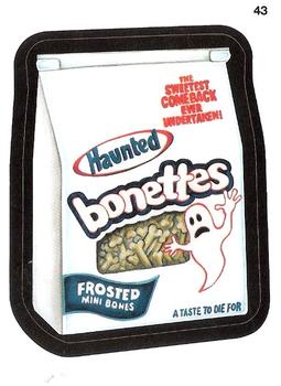 2015 Topps Wacky Packages #43 Bonettes Front