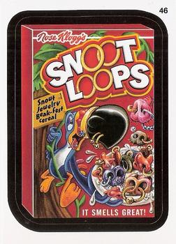 2015 Topps Wacky Packages #46 Snoot Loops Front