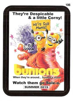 2015 Topps Wacky Packages #106 Bunions Front
