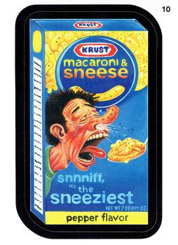 2015 Topps Wacky Packages #10 Macaroni & Sneese Front