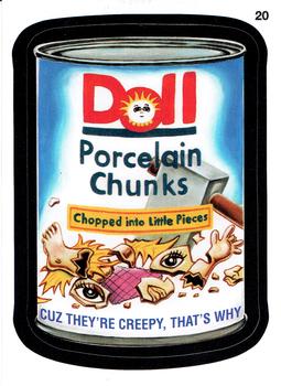 2015 Topps Wacky Packages #20 Doll Porcelain Chunks Front