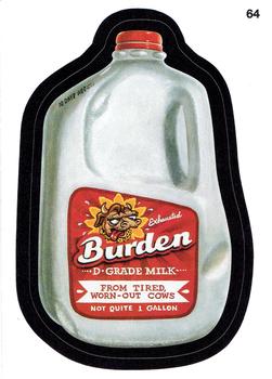 2015 Topps Wacky Packages #64 Burden Milk Front