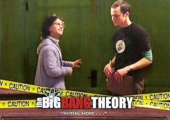 2013 Cryptozoic The Big Bang Theory Seasons 3 & 4 - The Elevator #E-03 Initial Here ... Front