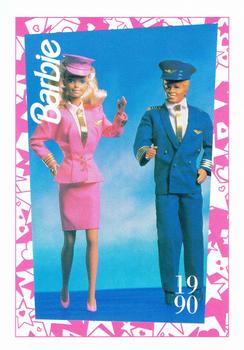 1991 Mattel Barbie #96 Flight Time Barbie & Ken Front