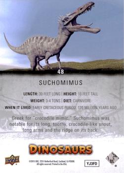 2015 Upper Deck Dinosaurs #48 Suchomimus Back
