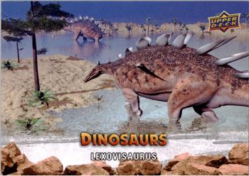 2015 Upper Deck Dinosaurs #55 Lexovisaurus Front