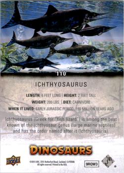 2015 Upper Deck Dinosaurs #110 Ichthyosaurus Back