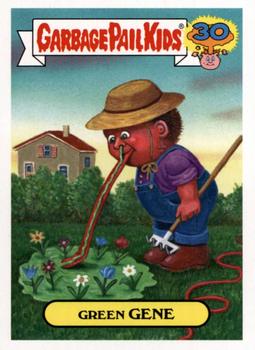 2015 Topps Garbage Pail Kids 30th Anniversary Series #3a Green Gene Front