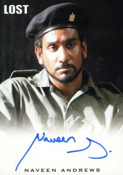 2011 Rittenhouse Lost Relics - Autograph Cards #NNO2 Naveen Andrews Front